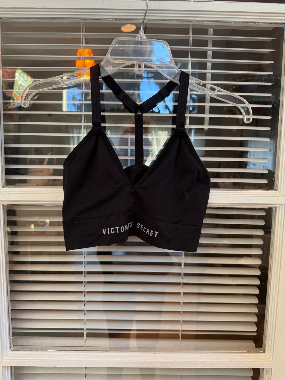 Victoria's Secret Black Racerback Bralette size L